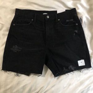 Destroyed Jean Shorts